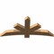 Ekena Millwork Alberta Smooth Timber Gable Bracket, Western Red Cedar, 60"W x 27"H x 3 1/2"D x 5 1/2"F, 11/12 Pitch GBW060X27X0406ALB00SWR - alternate 4